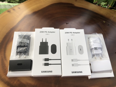 [SE52]Bộ sạc Note 10 25W zin kèm cáp Type C to Type C Full Box báo sạc siêu nhanh