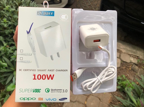 [SE48] Bộ sạc 5S Space sạc siêu nhanh Full các dòng android