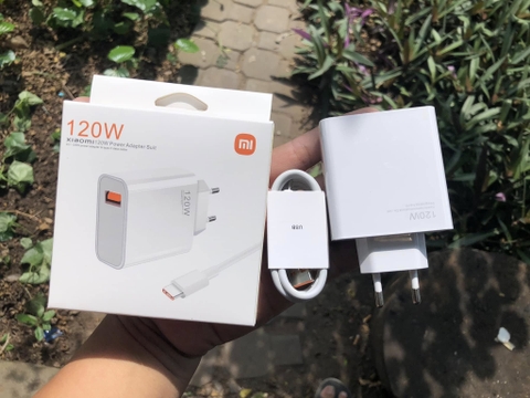 [se95]Bộ sạc xiaomi Chuẩn 120W tiêu chuẩn vàng nhị phân