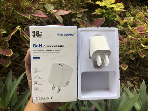 [SE56]Củ sạc cao cấp Mini kim Cương GAN G-826 36w