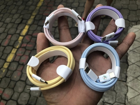 [SE15] Cáp Dù 2m Type C To Type C nhiều màu