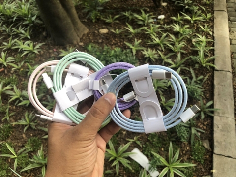 [SE9.5] Cáp dù 1m Type C To Type C dù nhiều màu