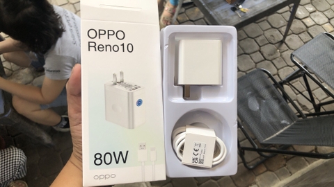 [SE48] Bộ sạc 80w suppervooc HBT OPPO 85g test 30p lên 70% pin