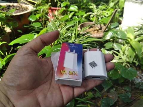 [SE25]Cóc dẹt Sạc IPhone 5W chuẩn zin