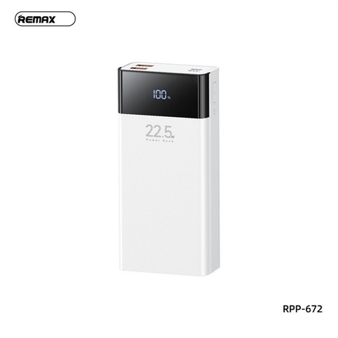 [SE270][REMAX RPP-672] Pin sạc dự phòng 20000mAh QC3.0+PD 22.5W(500g)