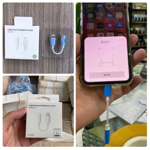 [SE18]Jack chuyển đổi tai nghe JH-002 lightning sang 3.5