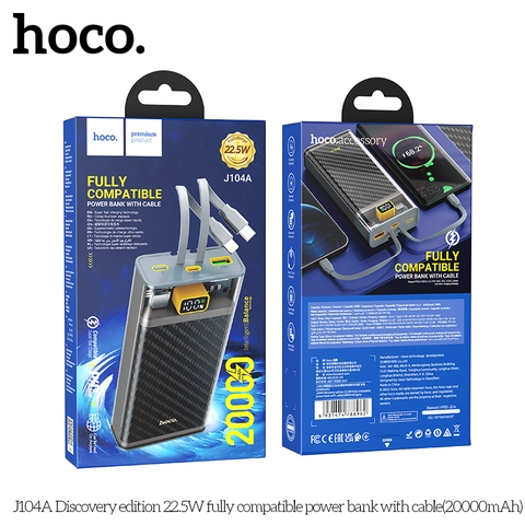 [SE299]Pin sạc dự phòng Hoco J104A Discovery edition 22.5W 20000mAh