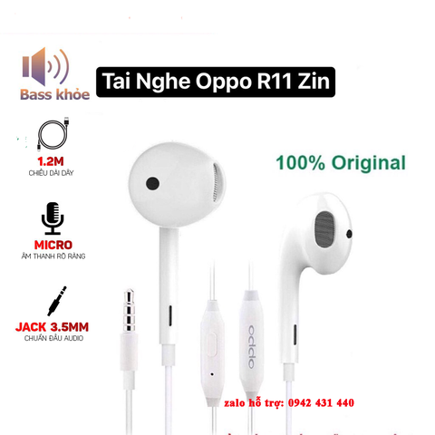 [SE16] Tai nghe Oppo R11 zin Chính hãng xịn