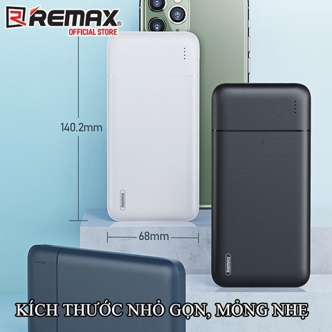 [SE135]Pin Dự Phòng 10000mah Remax RPP-96 Garie Series Fast Charing 2.1A tích hợp 2 cổng USB