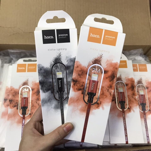[SE28.5]Cáp Sạc Hoco X14 Dài 2M cho IPhone IPad Bảo Hành 6 Tháng