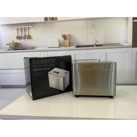 Máy Làm Bánh Mỳ Tự Động Ranbem 135G Đa Chức Năng
