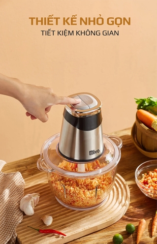 Máy Xay Thực Phẩm Đa Năng OLIVO FC21 - Dung Tích 2.1L - Công Suất 500W