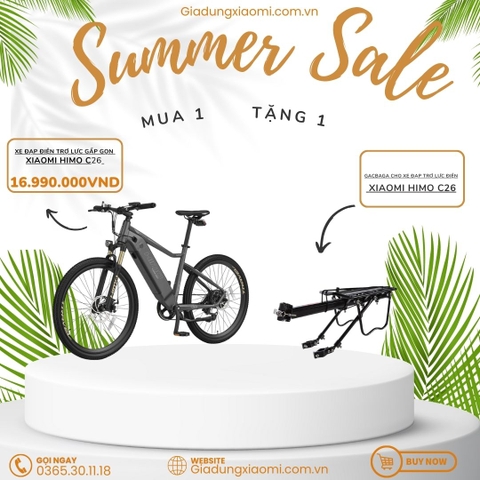 Xe đạp điện trợ lực Himo C26 – Bản Quốc Tế – Chính Hãng (KM)