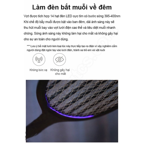 Vợt bắt kiêm đèn bắt muỗi Xiaomi Solove P1