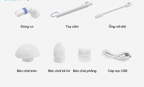 Máy cọ nhà vệ sinh tự động Ohella Neospin Scrubber NS03