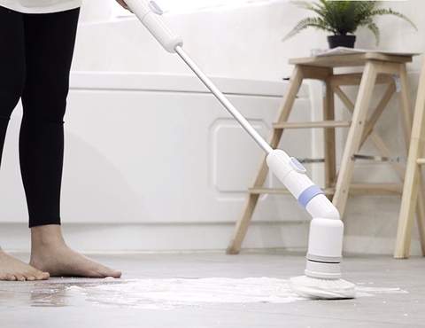 Máy cọ nhà vệ sinh tự động Ohella Neospin Scrubber NS03