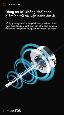 Quạt cây Lumias F08 Pro