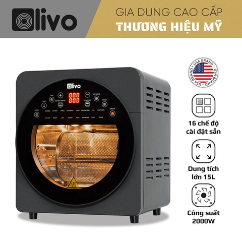 Nồi chiên không dầu Olivo AF15 (KM)