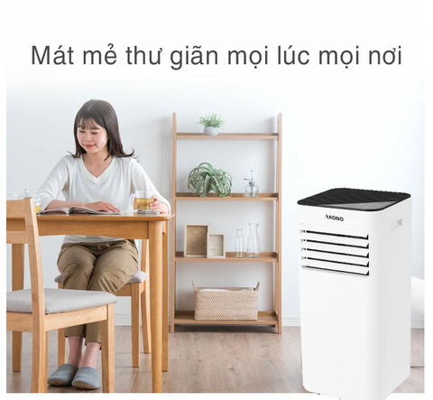 Điều hòa di động Akono 9000 BTU, kiêm máy hút ẩm