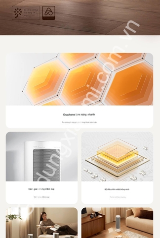 Máy sưởi - quạt sưởi điện Xiaomi Mijia.