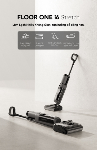 Máy hút bụi lau sàn Tineco Floor One i6 Stretch Plus