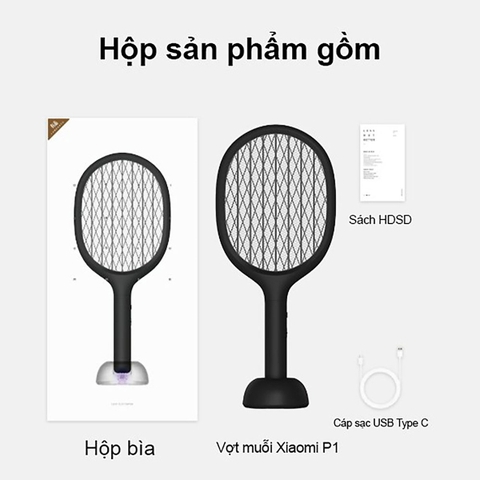 Vợt bắt kiêm đèn bắt muỗi Xiaomi Solove P1