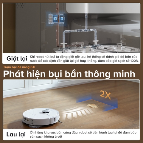 Roborock Q Revo Master - Robot hút bụi lau nhà