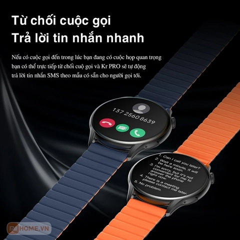 Đồng hồ thông minh Xiaomi Kieslect Kr Pro (bản quốc tế) là một trong những sản phẩm cao cấp nhất của Xiaomi. Với tất cả tính năng thông minh đi kèm để theo dõi sức khỏe và động lực học tập, đồng hồ thông minh Xiaomi Kieslect Kr Pro sẽ giúp bạn luôn cảm thấy khỏe mạnh, tràn đầy năng lượng và sẵn sàng đón những thử thách mới trong cuộc sống.