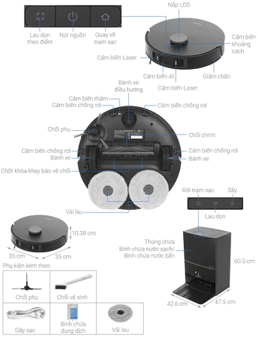Robot hút bụi lau nhà Dreame L20 Ultra