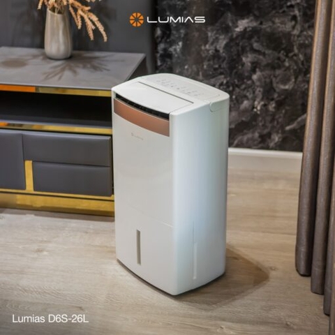 Máy hút ẩm kiêm lọc không khí 26L Lumias D6S-26L