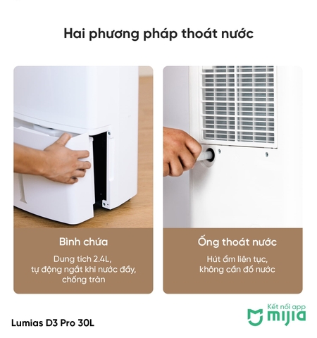 Máy hút ẩm thông minh Lumias NWT D3(D2,D4) Pro 30L