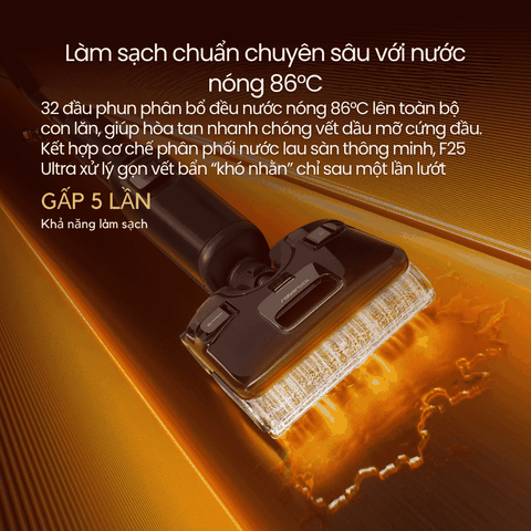 Máy hút bụi lau nhà cầm tay Roborock F25 Ultra – Bản Quốc Tế