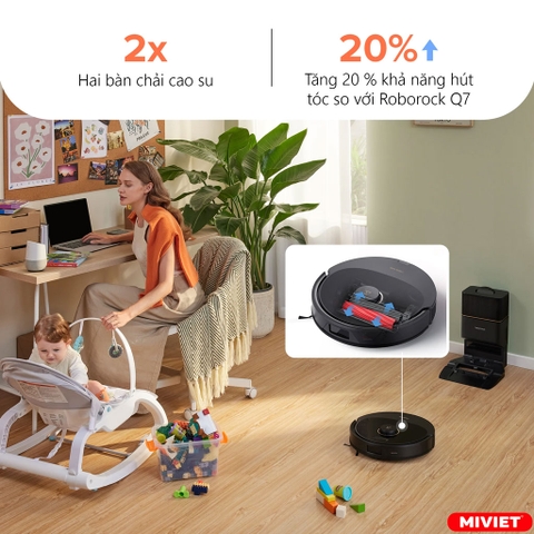 ROBOROCK Q8 MAX PLUS - ROBOT HÚT BỤI LAU NHÀ
