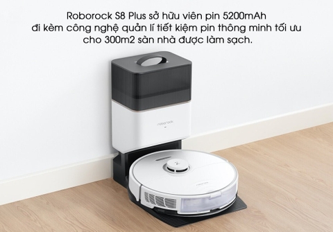 Roborock S8 Plus-Robot hút bụi lau nhà