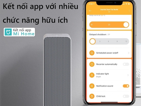 Máy quạt sưởi thông minh Smartmi Smart Fan Heater