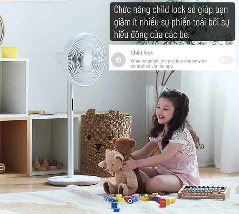 Quạt tích điện thông minh Xiaomi Mi Smart Fan Gen 3 - Bản Quốc Tế