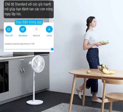 Quạt tích điện thông minh Xiaomi Mi Smart Fan Gen 3 - Bản Quốc Tế