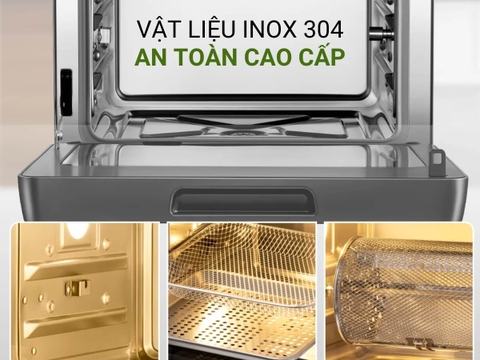 Nồi Chiên Hấp Đa Năng OLIVO SF16 PRO 2025