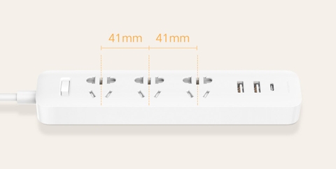 Ổ cắm tích hợp sạc nhanh 20w 2A1C Xiaomi