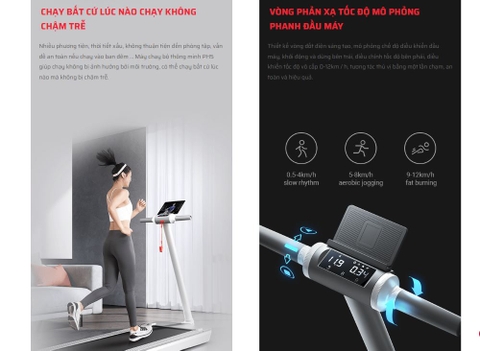 Máy Chạy Bộ Gấp Gọn Yesoul PH5 - Tốc Độ 12km/h (KM)