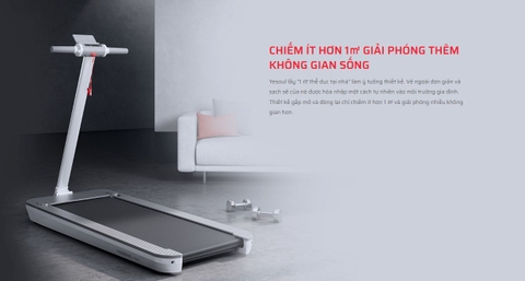 Máy Chạy Bộ Gấp Gọn Yesoul PH5 - Tốc Độ 12km/h (KM)