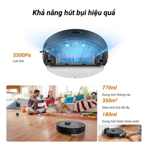 Roborock Q5 Pro Plus-Robot hút bụi lau nhà