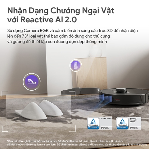 Roborock S8 MaxV Ultra – Robot hút bụi lau nhà Flagship 2024