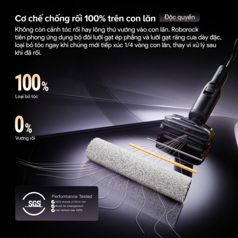 Roborock F25 ACE Pro gập nghiêng 180°