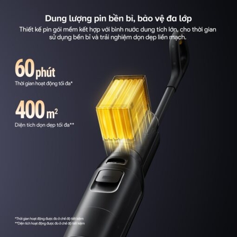 Roborock F25 ACE Pro gập nghiêng 180°