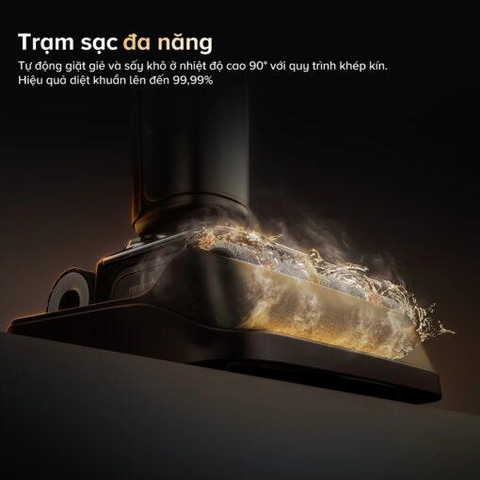 Roborock F25 ACE Combo gập nghiêng 180° hút bụi 5 trong 1