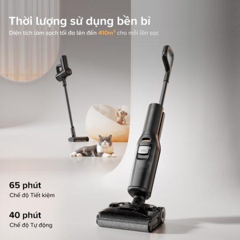 Roborock F25 ACE Combo gập nghiêng 180° hút bụi 5 trong 1