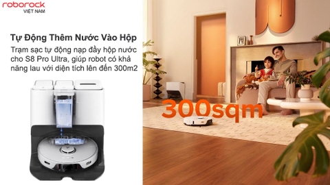 Robot hút bụi lau nhà Roborock S8 Pro Ultra Quốc Tế