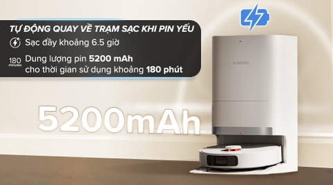 Robot hút bụi Xiaomi X20+(Plus) - Chính hãng
