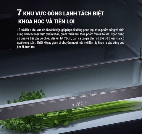 Tủ lạnh Xiaomi Mijia 4 cánh 550L – BCD-550WGSA